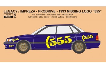 Decal – 555 sponsor logo Subaru Legacy + Impreza 